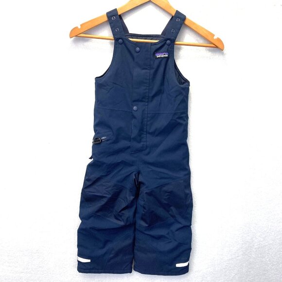 Patagonia H2No Snow Bib Pants Size 3T Blue Snow Pile Insulated Waterproof 61110 - Picture 1 of 16